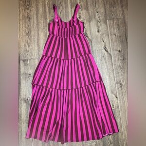 Long striped dress, Brand Cloth & portrait, color Pink 👗